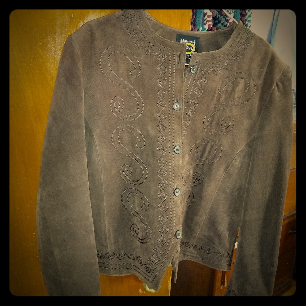 Montana company leather jacket